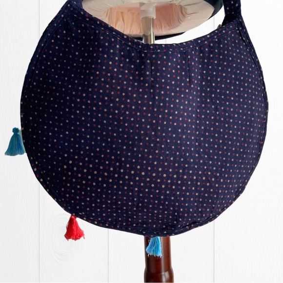 Tribe Azure Fair Trade Handcrafted Colorful Embellished Boho Shoulder Bag, NWOT! - Picture 8 of 11